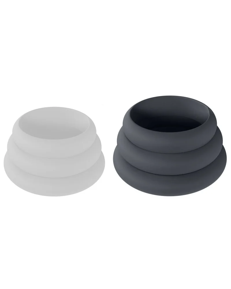 Lot de 3 Cockings Silicone Wide-O L-XXL 42-55mm sextoys et accessoires sur La Boutique du Hard