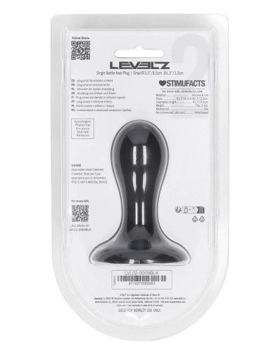 Plug avec Bille Single Rattle 7 x 3.2cm sextoys et accessoires sur La Boutique du Hard