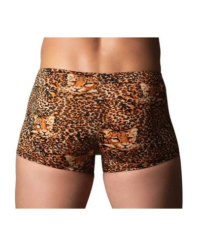 Boxer léopard Ring & Short Marron sextoys et accessoires sur La Boutique du Hard