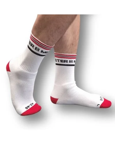 Chaussettes Fist Pig Blanc-Rouge sextoys et accessoires sur La Boutique du Hard