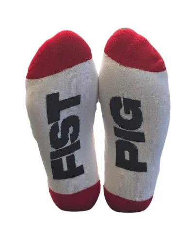 Chaussettes Fist Pig Blanc-Rouge sextoys et accessoires sur La Boutique du Hard
