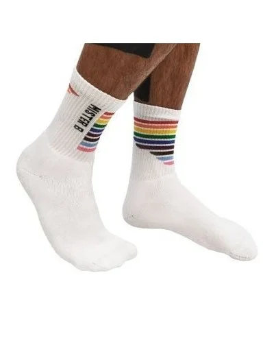 Chaussettes Pride Blanches sextoys et accessoires sur La Boutique du Hard