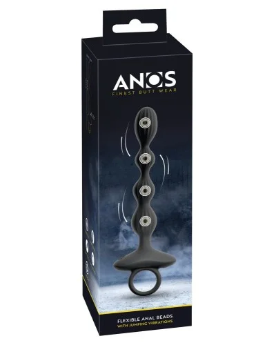 Chapelet vibrant Flex Beads 15.5 x 2.6cm sextoys et accessoires sur La Boutique du Hard