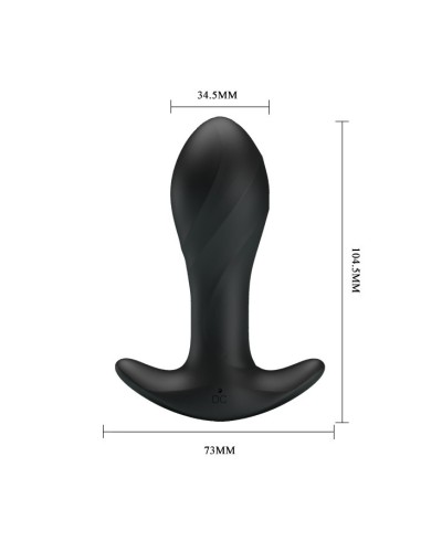 Plug anal Vibrant TORP 8 x 3.4 cm pas cher