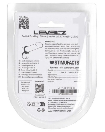 Ballstretcher Double O M 30-35mm sextoys et accessoires sur La Boutique du Hard