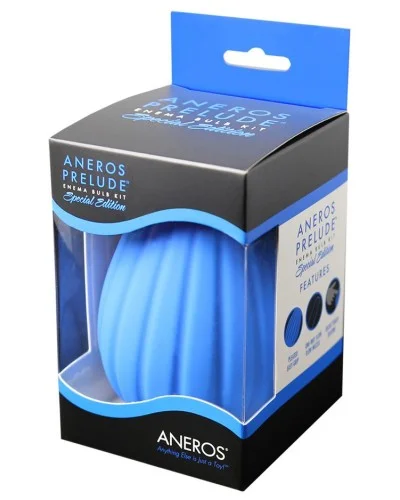 Poire Prelude 7.5 x 1 cm - 295 ml Bleue sextoys et accessoires sur La Boutique du Hard