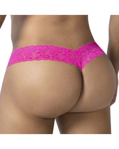 String en dentelle Beltis Noir-Rose sextoys et accessoires sur La Boutique du Hard