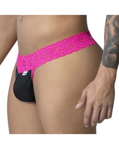 String en dentelle Beltis Noir-Rose sextoys et accessoires sur La Boutique du Hard
