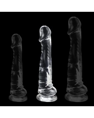 Gode Tigstrike M Transparent 18 x 4.4cm sextoys et accessoires sur La Boutique du Hard