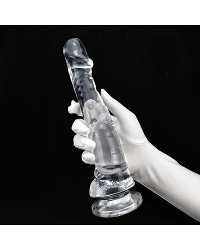 Gode Tigstrike M Transparent 18 x 4.4cm sextoys et accessoires sur La Boutique du Hard