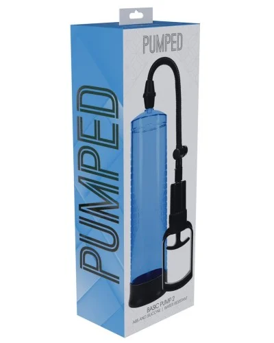 Pompe Basic Pump 2 - 20 x 5.8 cm Bleue sextoys et accessoires sur La Boutique du Hard