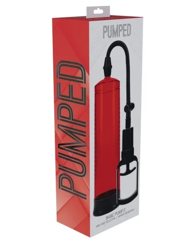 Pompe Basic Pump 2 - 20 x 5.8 cm Rouge sextoys et accessoires sur La Boutique du Hard