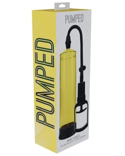 Pompe Basic Pump 2 - 20 x 5.8 cm Jaune sextoys et accessoires sur La Boutique du Hard