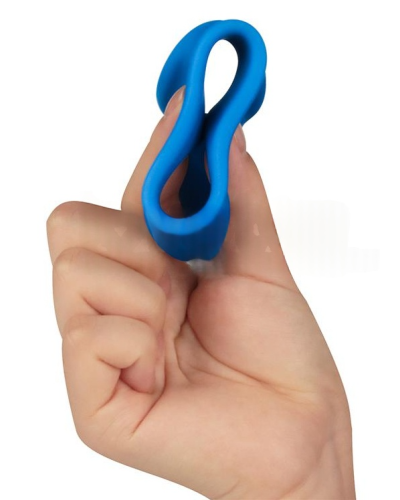 Ballstretcher Trio Grip Enhancer 30 mm Bleu sextoys et accessoires sur La Boutique du Hard
