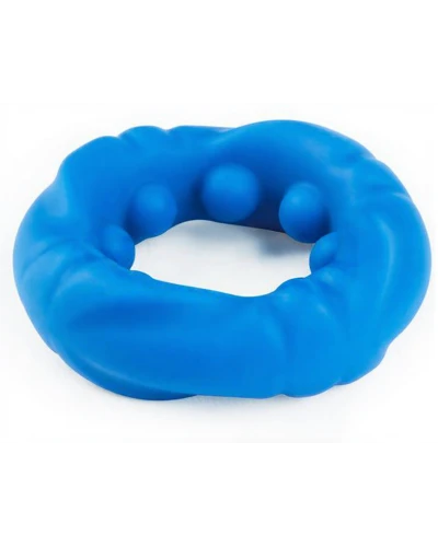 Cockring Ridge Bump Stretcher 25 mm Bleu sextoys et accessoires sur La Boutique du Hard