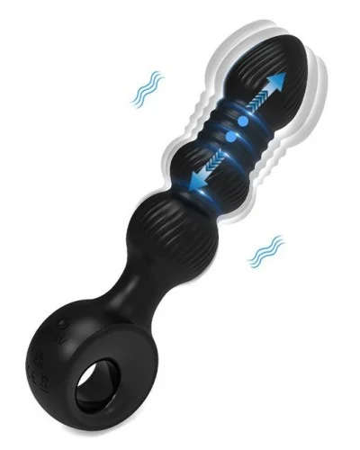 Plug à poussée Melo 14 x 4cm sextoys et accessoires sur La Boutique du Hard