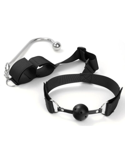 Bâillon avec Crochet Lhookos Noir sextoys et accessoires sur La Boutique du Hard