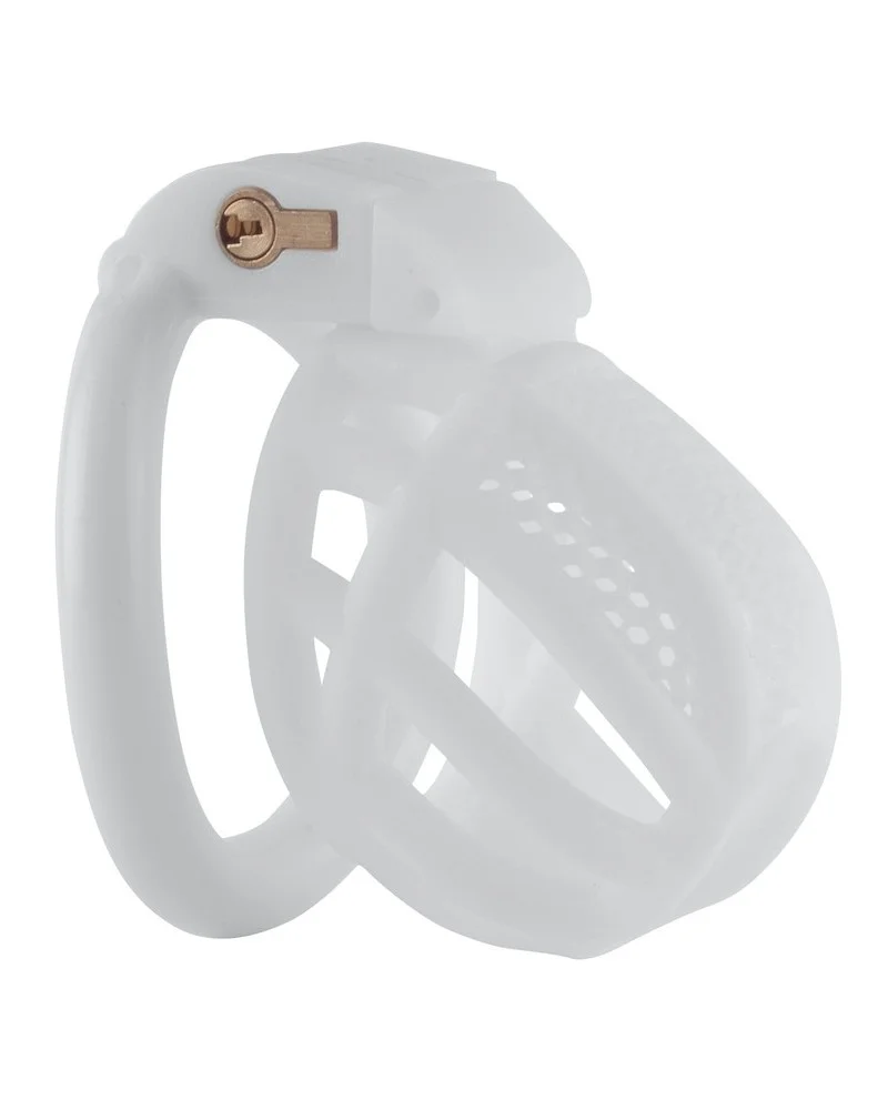 Cage de chasteté Netia Blanche S 6 x 3.1cm sextoys et accessoires sur La Boutique du Hard