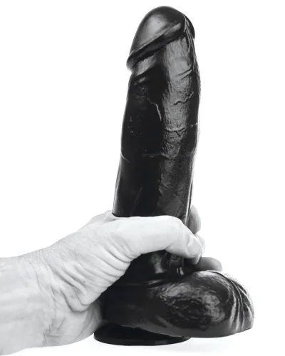 Gode DP100B Wilhelm Noir L 20 x 6cm sextoys et accessoires sur La Boutique du Hard