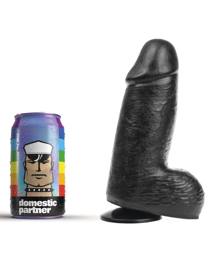 Gode DP103B Hans Noir M 14.5 x 7.3cm sextoys et accessoires sur La Boutique du Hard