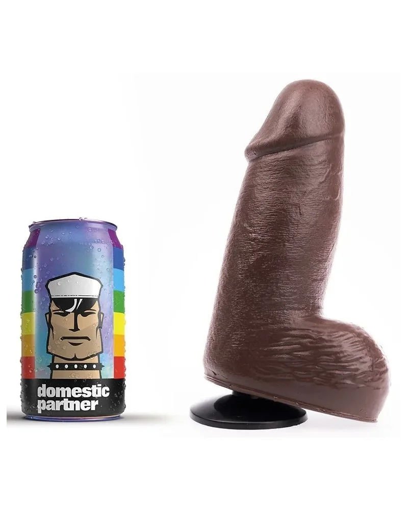 Gode DP103BR Hans Marron M 14.5 x 7.3cm sextoys et accessoires sur La Boutique du Hard