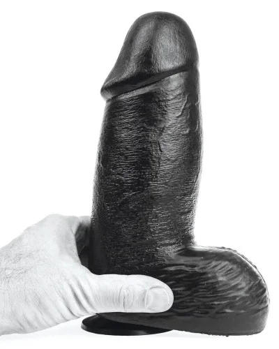 Gode DP104B Hans Noir L 17 x 8.8cm sextoys et accessoires sur La Boutique du Hard