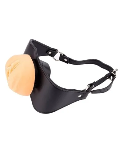 Bâillon avec Masturbateur entrée pussy Pushity 30mm sextoys et accessoires sur La Boutique du Hard