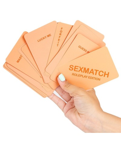 Jeu de cartes Sexmatch roleplay edition sextoys et accessoires sur La Boutique du Hard