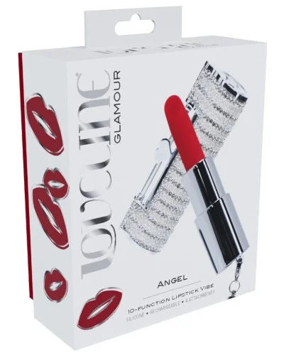 Mini Vibro + 4 embouts Angel Argent sextoys et accessoires sur La Boutique du Hard