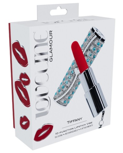 Mini Vibro + 4 embouts Tiffany Bleu sextoys et accessoires sur La Boutique du Hard