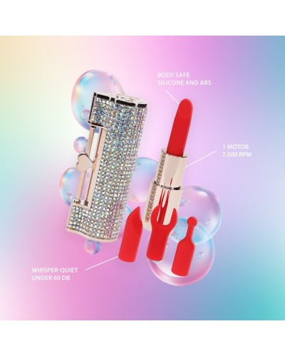 Mini Vibro + 4 embouts Diamond sextoys et accessoires sur La Boutique du Hard