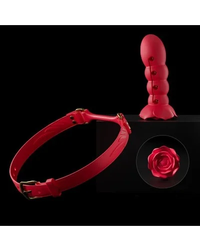 Bâillon Rose Rosymouth Rose sextoys et accessoires sur La Boutique du Hard