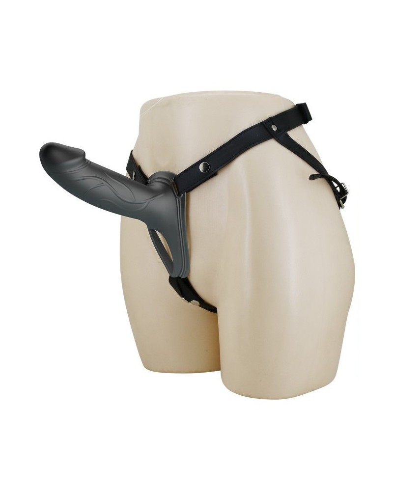 Gode ceinture creux Landon Noir 16 x 4.4cm sextoys et accessoires sur La Boutique du Hard