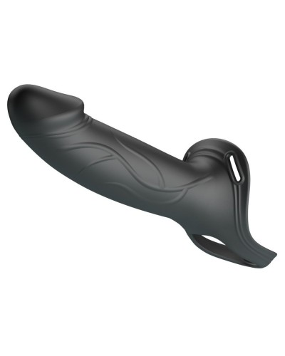 Gode ceinture creux Landon Noir 16 x 4.4cm sextoys et accessoires sur La Boutique du Hard