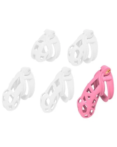 Cage Contrik Rose XXL 12 x 3.6cm sextoys et accessoires sur La Boutique du Hard