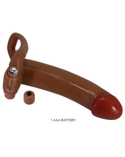 Gode ceinture creux vibrant Bradden 17 x 4.5cm  sextoys et accessoires sur La Boutique du Hard