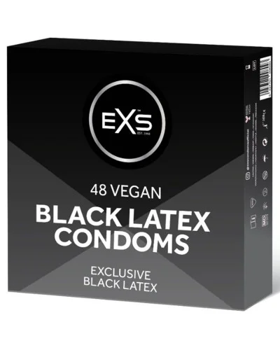 Préservatifs noirs Black Latex 54 mm x48 sextoys et accessoires sur La Boutique du Hard