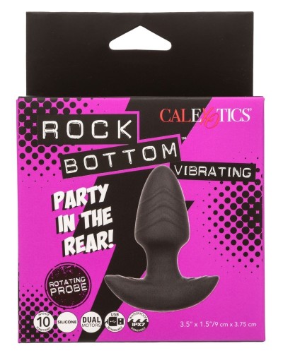 Plug rotatif Rock bottom rotate 8 x 3.7cm sextoys et accessoires sur La Boutique du Hard
