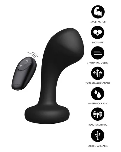 Stimulateur prostatique vibrant Bullshead 9 x 4.3cm sextoys et accessoires sur La Boutique du Hard
