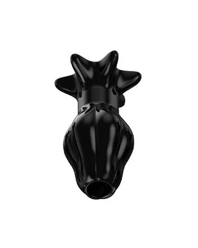 Plug Tunnel Starass Noir L 10 x 6cm sextoys et accessoires sur La Boutique du Hard