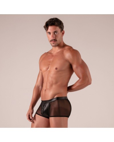 Boxer avec zip Rebel Noir sextoys et accessoires sur La Boutique du Hard