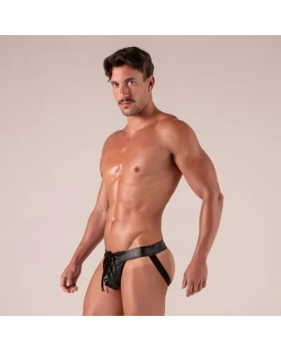 Jockstrap avec lacets Bondage Noir sextoys et accessoires sur La Boutique du Hard
