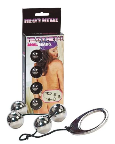 Anal Beads Heavy metal  30 x 2 cm sextoys et accessoires sur La Boutique du Hard