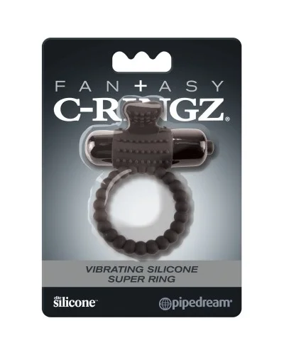 Anneau vibrant C-Ringz Noir sextoys et accessoires sur La Boutique du Hard