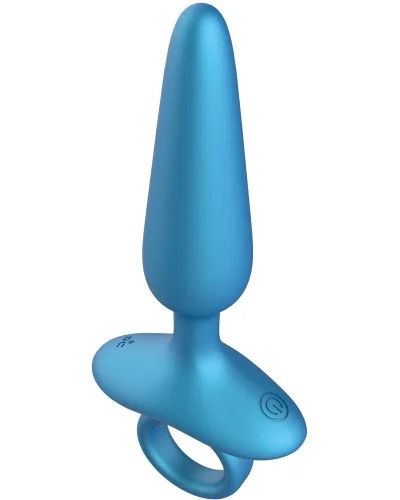 Plug vibrant Bluelong 10 x 2.7cm sextoys et accessoires sur La Boutique du Hard