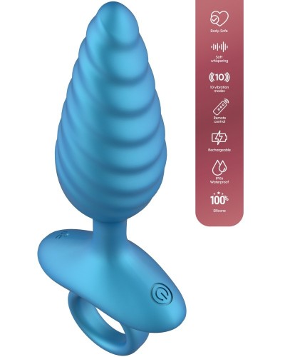 Plug vibrant Bluekorn 10 x 3.5cm sextoys et accessoires sur La Boutique du Hard