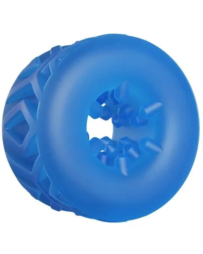 Ballstretcher Hero Grid Bleu sextoys et accessoires sur La Boutique du Hard