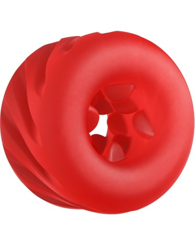 Ballstretcher Hero Twister Rouge sextoys et accessoires sur La Boutique du Hard