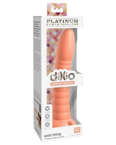 Gode Silicone Wild Thing 18 x 3.5cm Orange sextoys et accessoires sur La Boutique du Hard