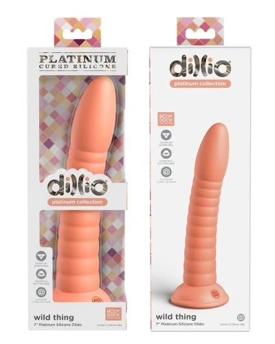 Gode Silicone Wild Thing 18 x 3.5cm Orange sextoys et accessoires sur La Boutique du Hard